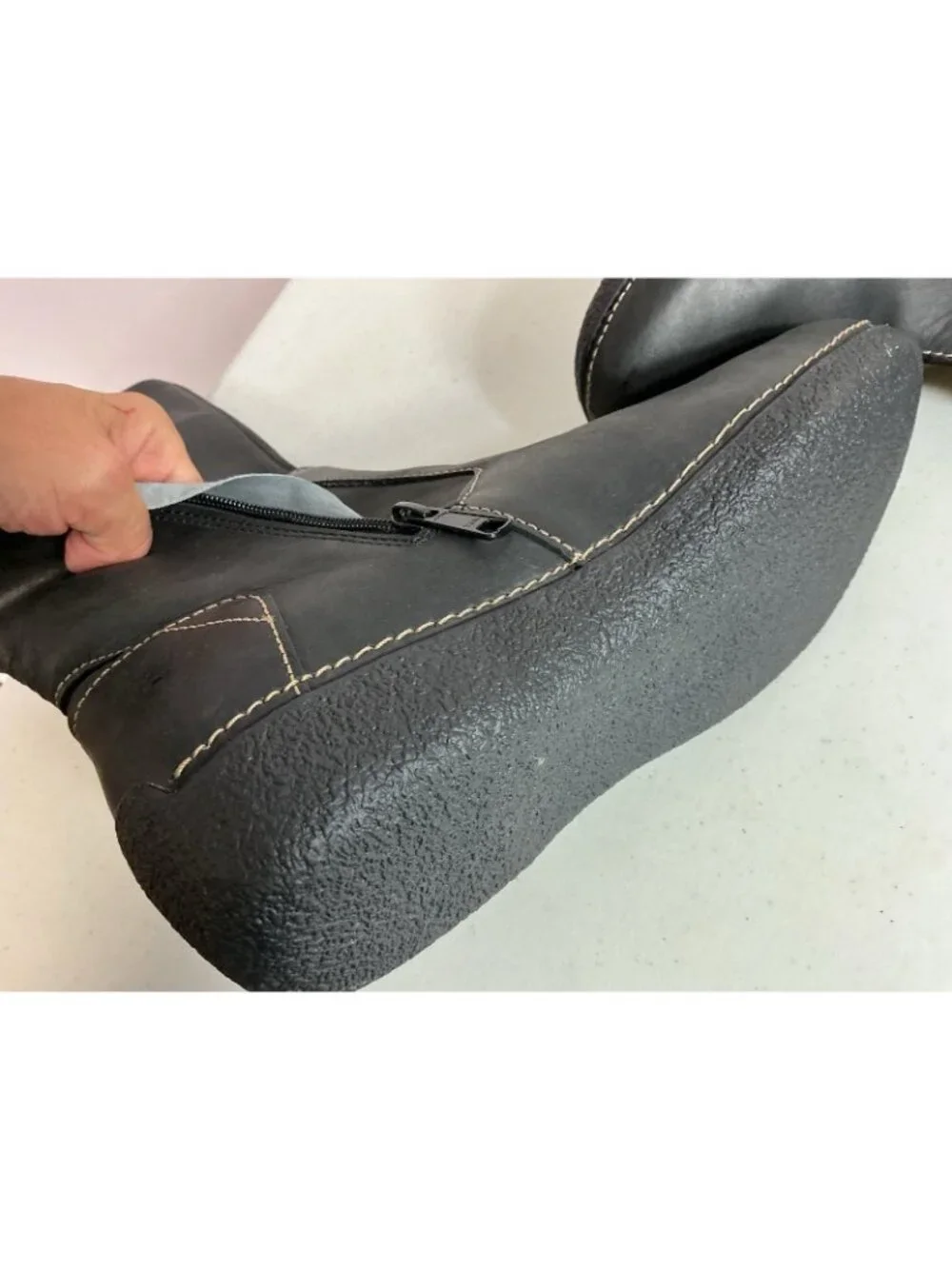 Duluth Trading Co Leather Tall Boots Equestrian Women's 11 New